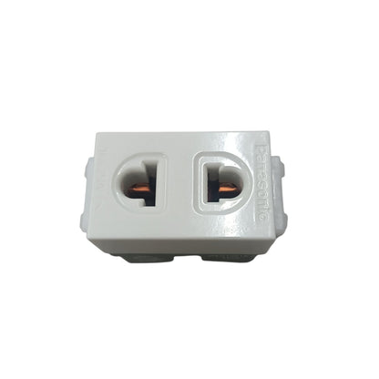 Panasonic Universal Outlet Receptacle Quick Connect Terminal 16A 250V, Universal Outlet Device Wide Series, Universal Receptacle Quick Connect Terminal Wide Series WEG10919-5