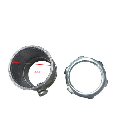EMT Connector or EMT Adaptor with lock Nut 1"