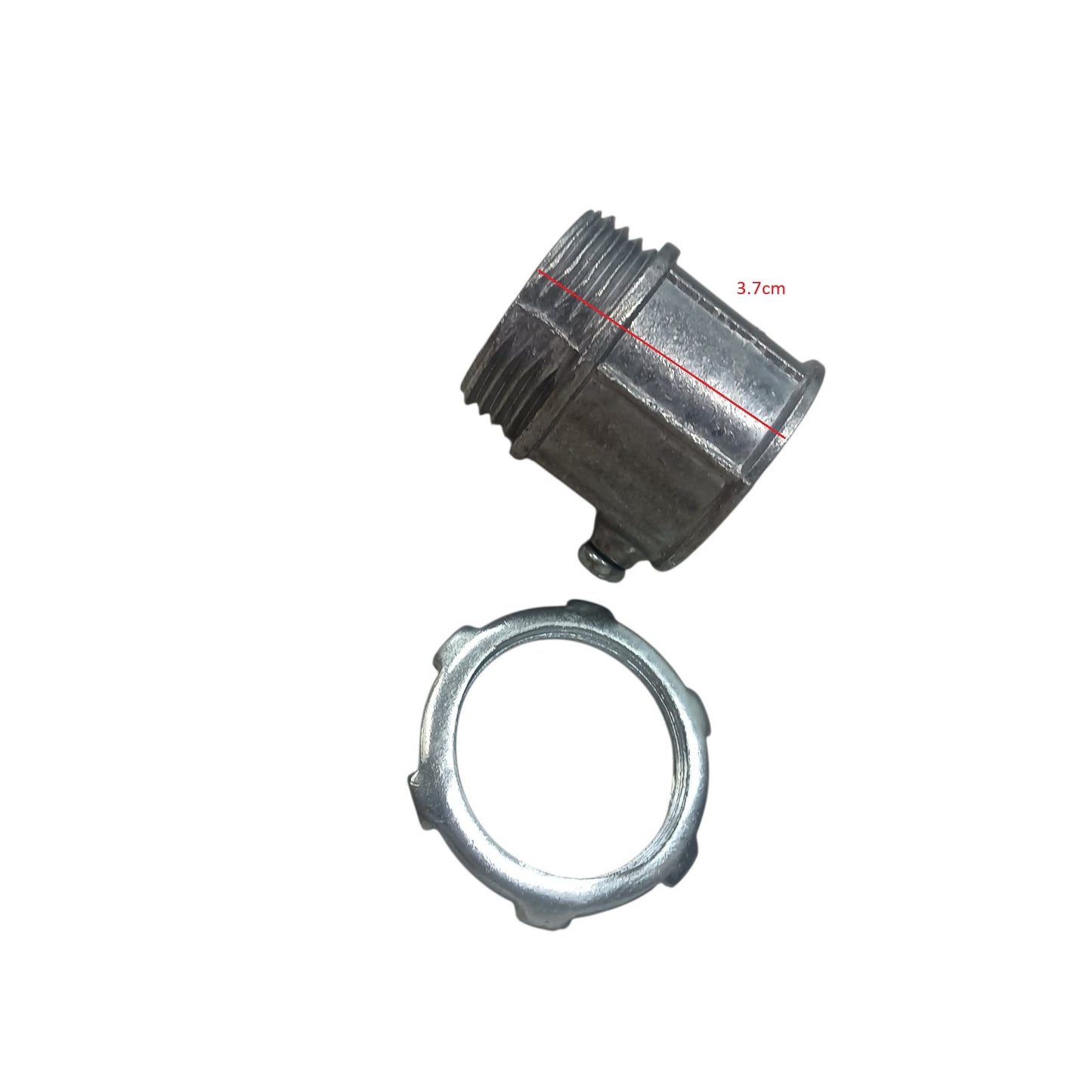EMT Connector or EMT Adaptor with lock Nut 1"