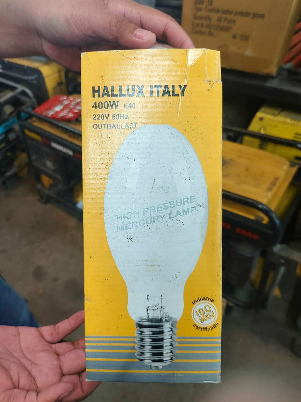 Hallux Italy 400W High Pressure Mercury Lamp E40 220V Outballast