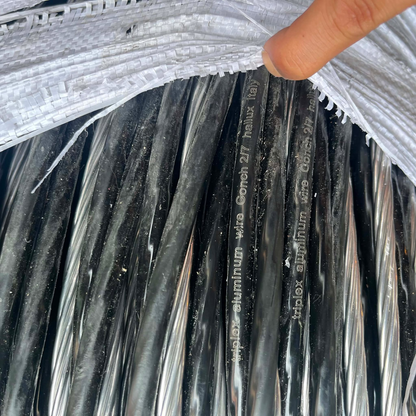 Hallux Service Drop Wire Duplex AWG 2/7 30mm 1 Cable Insulated and 1 Bare 500meters/Roll