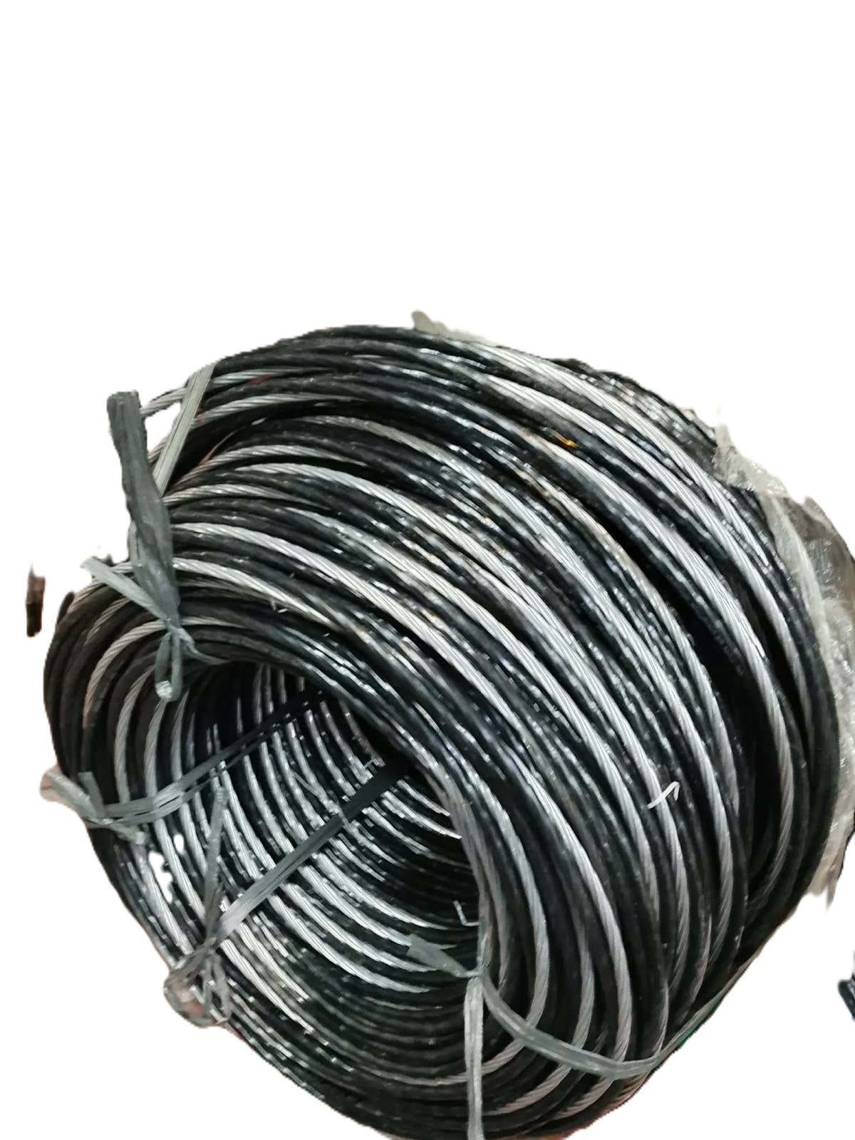 Hallux Service Drop Wire Duplex AWG 2/7 30mm 1 Cable Insulated and 1 Bare 500meters/Roll