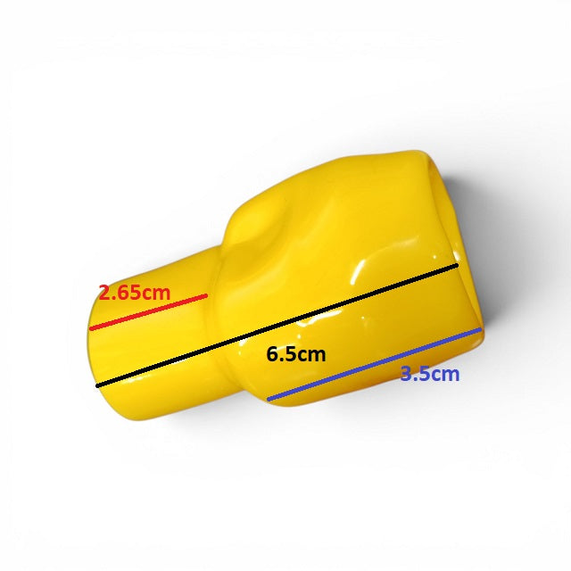 Vinyl Wire End Cap, Cable Marker (Max. Service Temp: of 80 Degree Celcius), 250mm (Yellow)