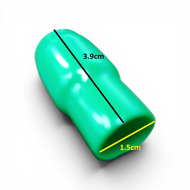 Vinyl Wire End Cap, Cable Marker (Max. Service Temp: of 80 Degree Celcius), 60mm (Green)
