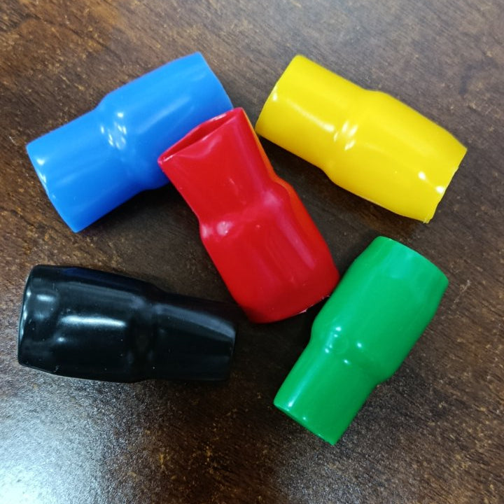 Vinyl Wire End Cap, Cable Marker (Max. Service Temp: of 80 Degree Celcius), 250mm Red