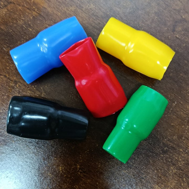 Vinyl Wire End Cap, Cable Marker (Max. Service Temp: of 80 Degree Celcius), 60mm (Red)