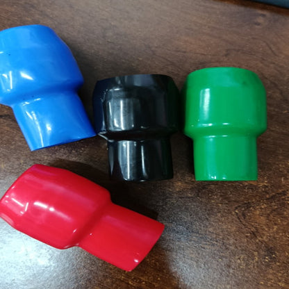 Vinyl Wire End Cap, Cable Marker (Max. Service Temp: of 80 Degree Celcius), 250mm Red