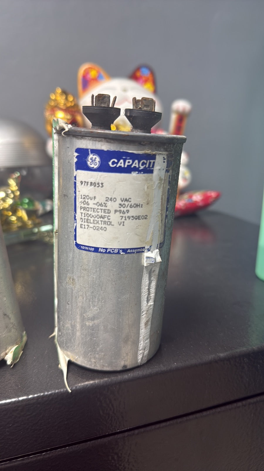 GE Capacitor 120MFD 240VAC