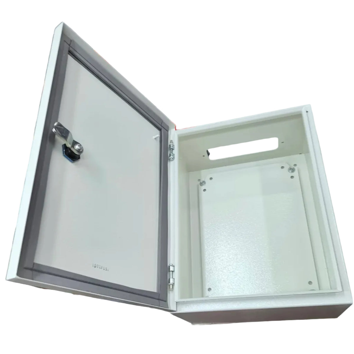 T&J Control Box 400 x 300 x 200 mm Powder Coated Beige, Electrical Enclosure, Metal Enclosure, Steel Wall Box IP65 Metal Box