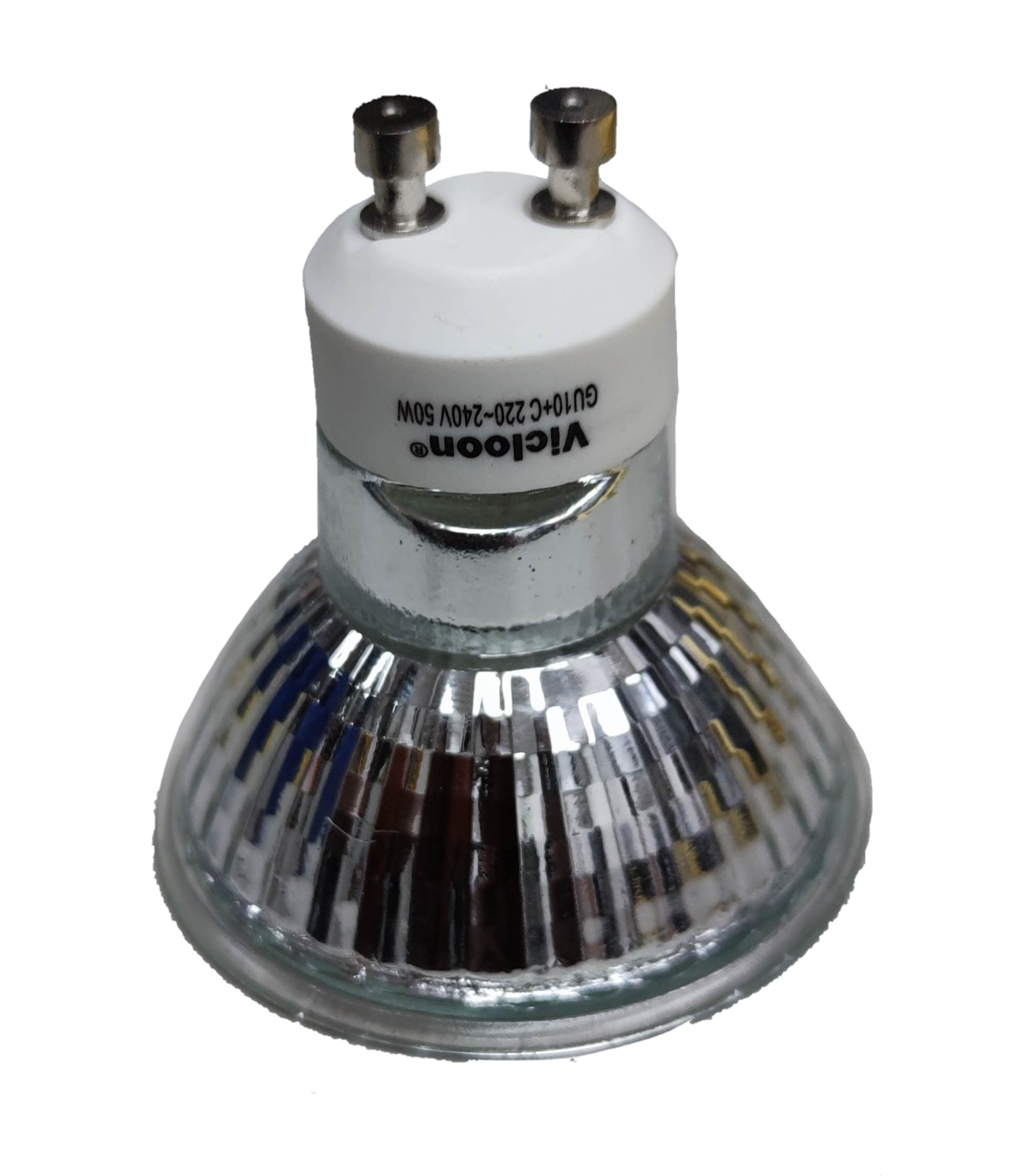 Vicloon GU10 halogen bulb 50W MR16 GU10 with reflective surface for bright lighting