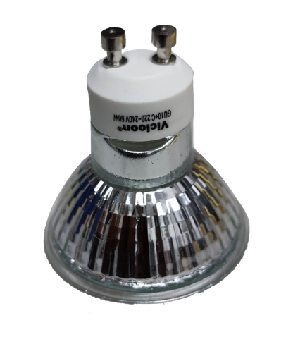 Vicloon GU10 halogen bulb 50W MR16 GU10 with reflective surface for bright lighting