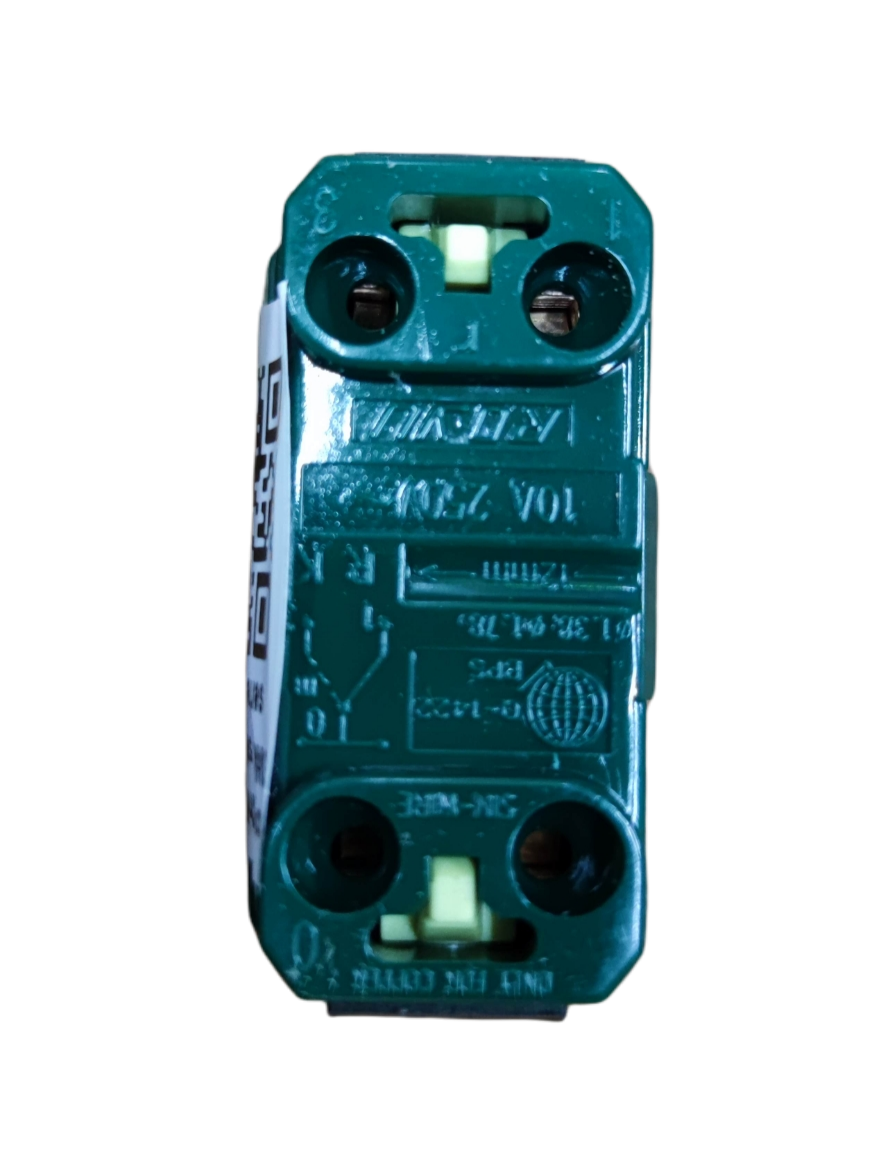 Royu 3 Way Switch Wide Series RWS3 green switch insert with four screw terminals for power points