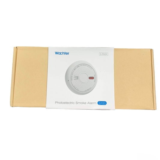 Wachter Photoelectric Smoke Alarm Watcher in packaging for enhanced fire safety detection