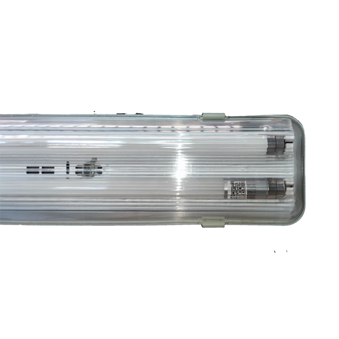 2x16W Weatherproof Fixture with LED Fluorescent Lamp Single Ended Ecof ...