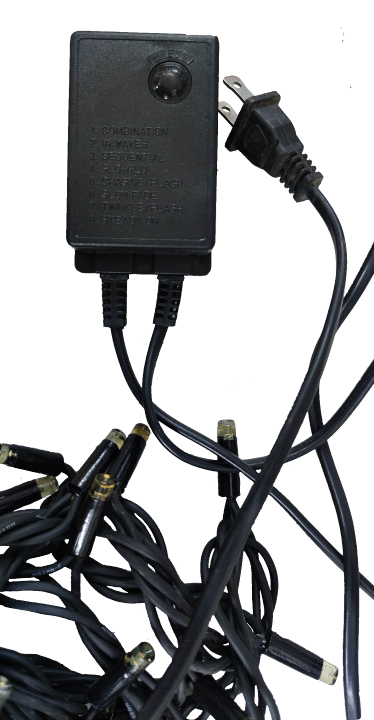 Weatherproof LED string lights 10 meters with plug and power adapter for outdoor celebrations