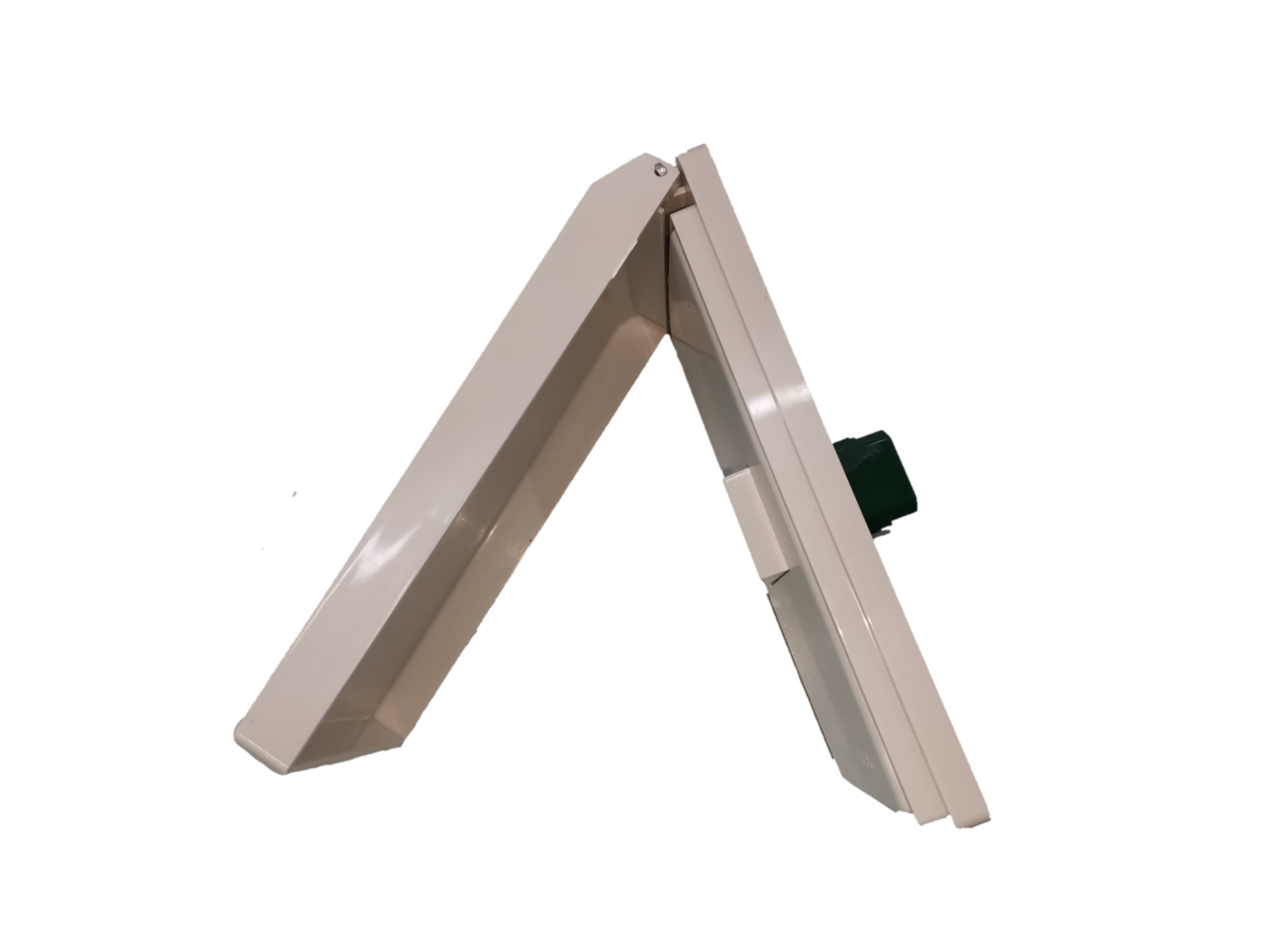 Royu Weatherproof Plate 1 Gang Doorbell Switch with protective cover in beige color