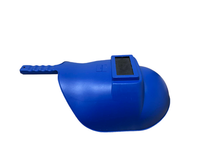 Butterfly blue Welding Mask with Handle Type for hand-held eye protection during welding tasks