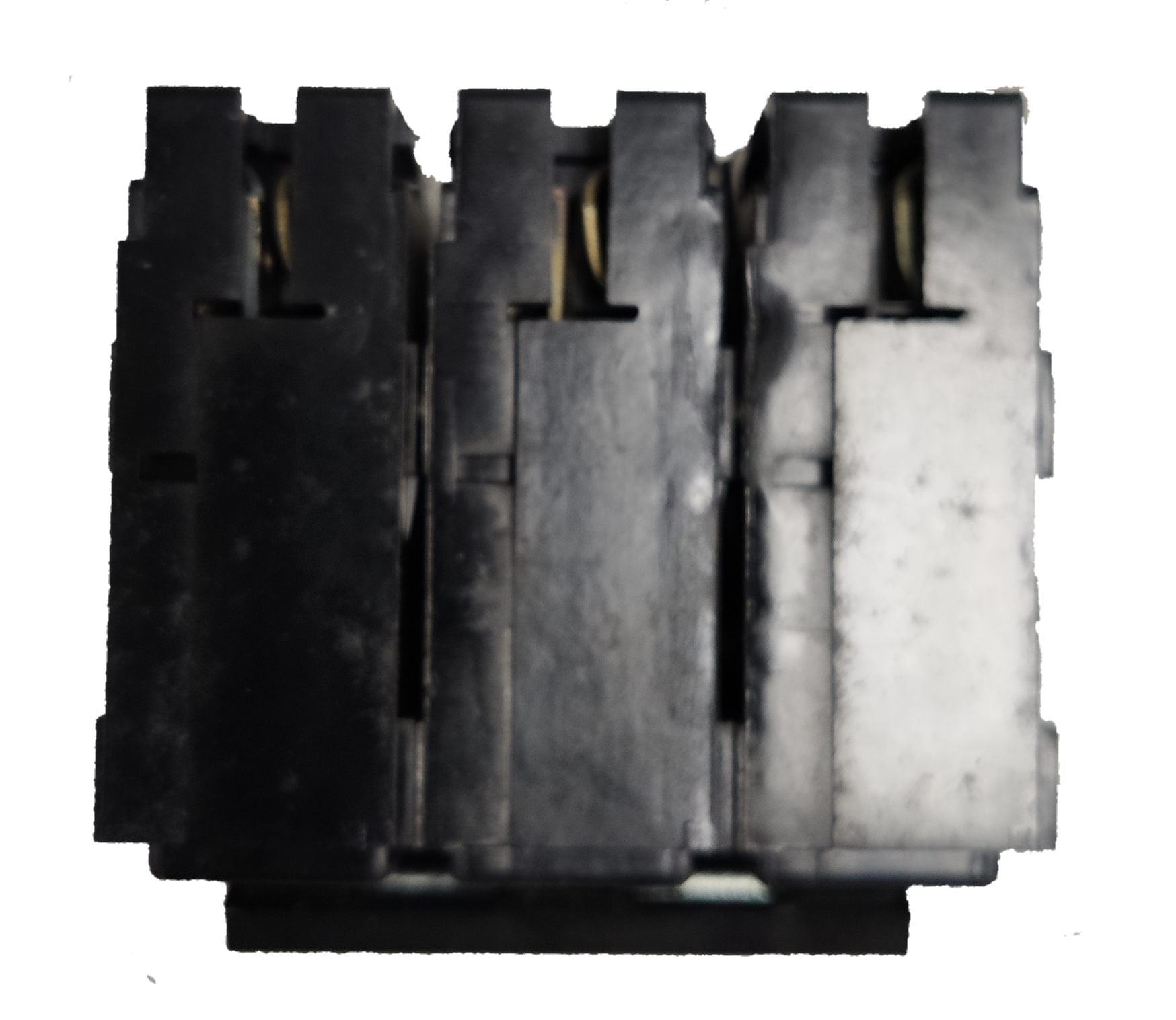 Westinghouse 30A 3 Pole 3 Phase Circuit Breaker Plug-in electrical component in black and white