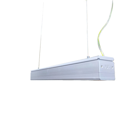 FSL 18W LED Linear Suspension Light 220V Daylight 6500K 1350 Lm Aluminum IP20 120 Beam Angle SSPL3C-18 600mm x 70mm x 70mm Pendant Mounting