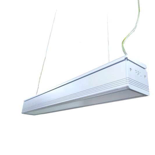 FSL 18W LED Linear Suspension Light 220V Cool White 4000K 1300 Lm Aluminum IP20 120 Beam Angle SSPL3C-18 600mm x 70mm x 70mm Pendant Mounting