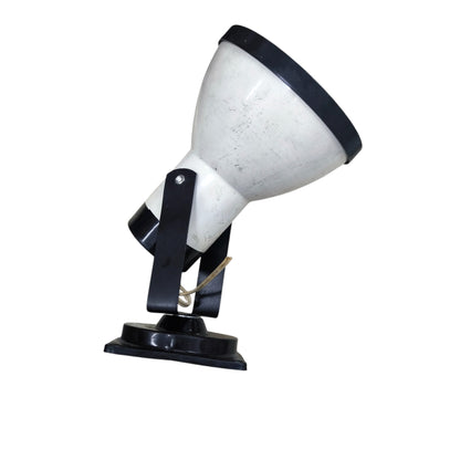 14cm Spot Light Holder White with Black Boarder E27 100W Max 6 Inches