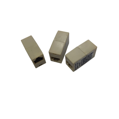 LAN Line Adapter Extender RJ45 Female to RJ45 Female (2pcs+1pc free)