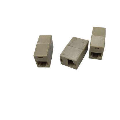 LAN Line Adapter Extender RJ45 Female to RJ45 Female (2pcs+1pc free)