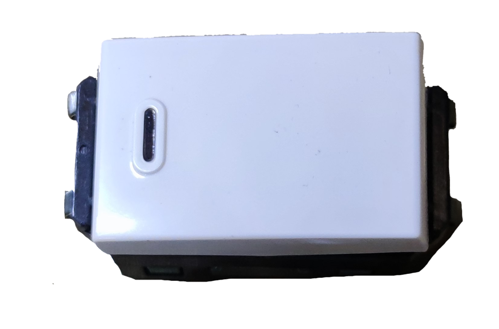 Panasonic white rectangular 1 way switch module with indicator light 1 Way Switch Wide Series WEG5001K-5