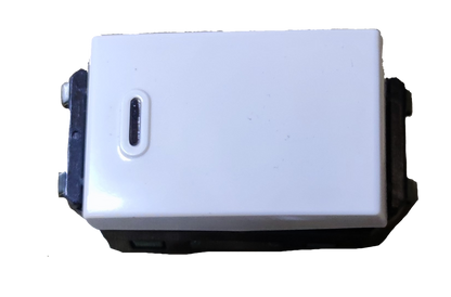 Panasonic white rectangular 1 way switch module with indicator light 1 Way Switch Wide Series WEG5001K-5