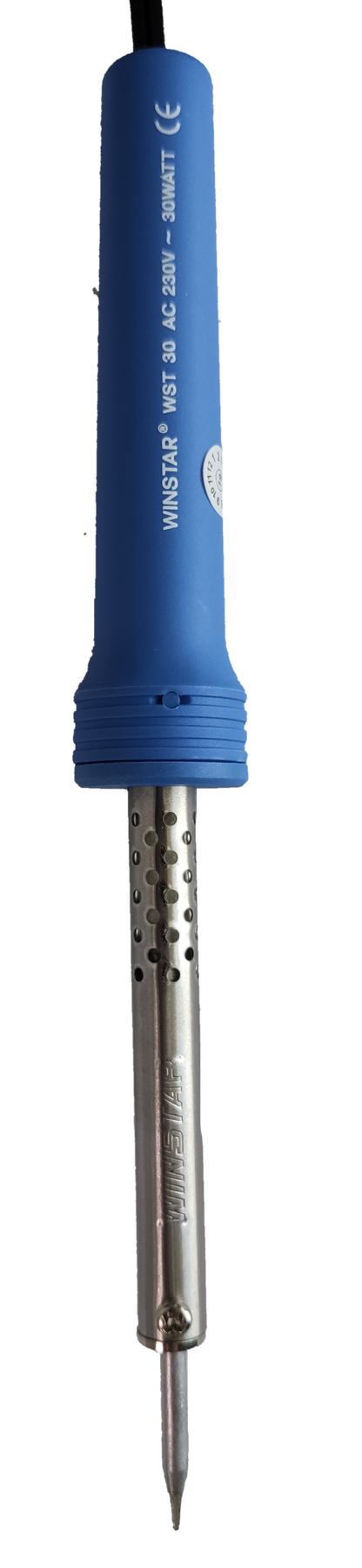 Winstar 30W soldering iron 220V with blue handle and metal tip for precise electronic soldering