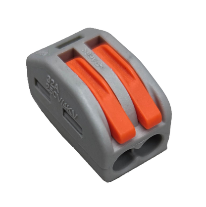 Wire Connector 32A 250V 0.08-2.5mm 4.0mm gray and orange electrical connector part