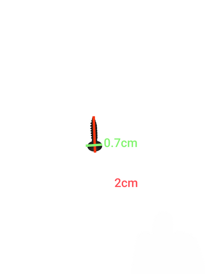 Wood Screw Black Philips Head measuring 2cm length and 0.7cm head diameter from China vendor
