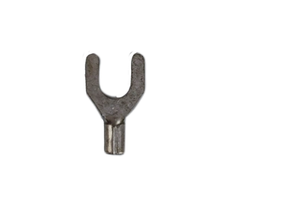 Y Terminal 2.0mm YA-10 electrical circuitry part metal connector from China on black background