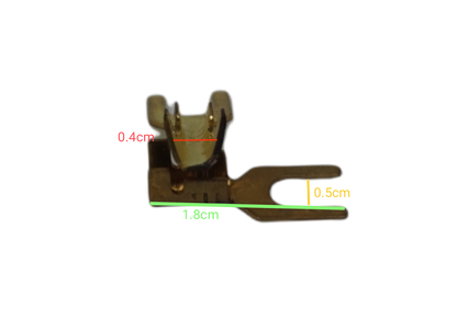Y Terminal 4mm Y Size Y-111 Electrical Connector with Measurements for Precision Setup