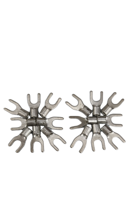 Set of Y Terminal 5.5mm YC-10C electrical connectors made of metal for circuitry and parts