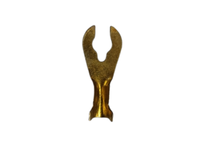 Y Terminal 5mm Y Size Y-91 Electrical Connector in Gold Finish for Circuit Assembly