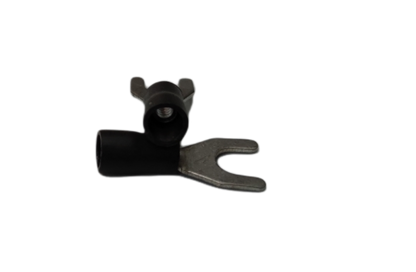 Y Terminal With Insulation 5.5mm electrical connector part with black insulating cover