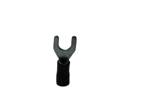 Y Terminal With Insulation 5.5mm electrical connector part with black insulation from China
