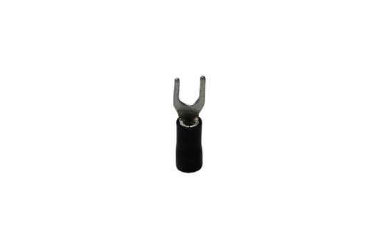 Y Terminal With Insulation 5.5mm electrical connector with black insulating sleeve from China
