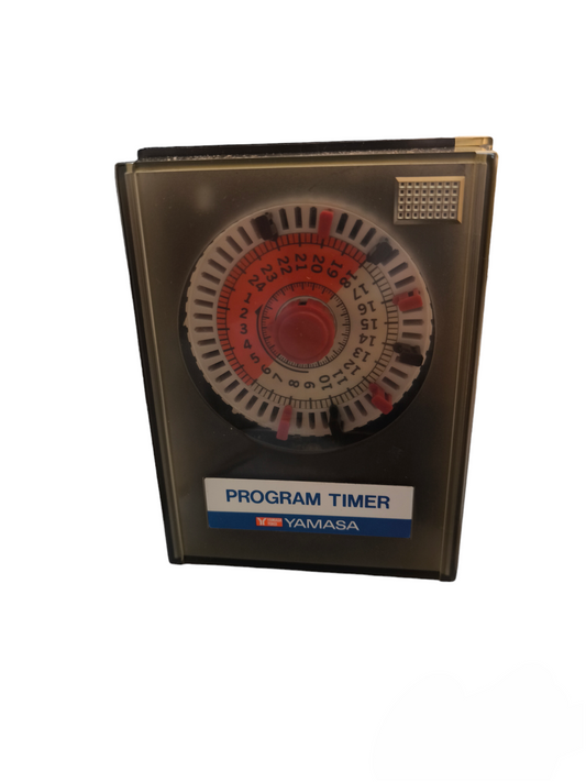 Yamasa 24 Hour Programable Timer 3A 220V power point switch with manual dial and red settings