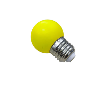 Denko yellow LED ping pong bulb E27 designed for decorative lighting and energy efficiency