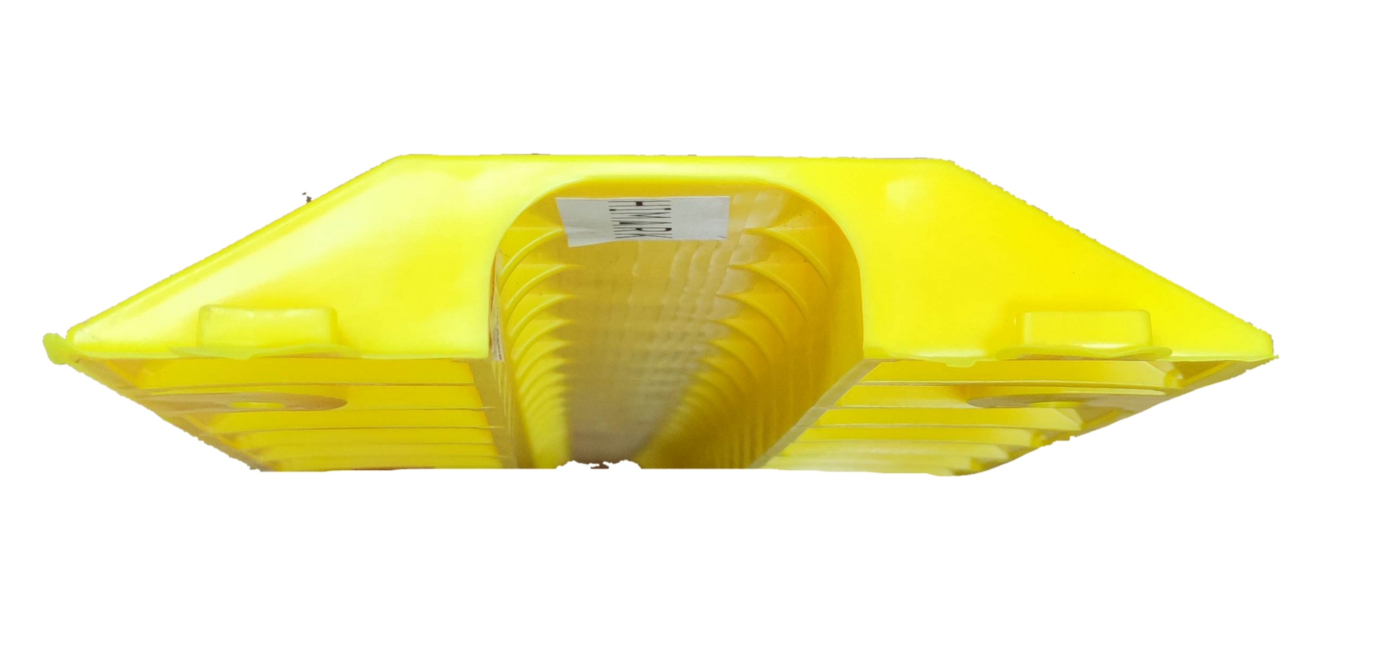 Grippes Ramp Cable Protector 1 Channel in bright yellow for safe cable management and protection