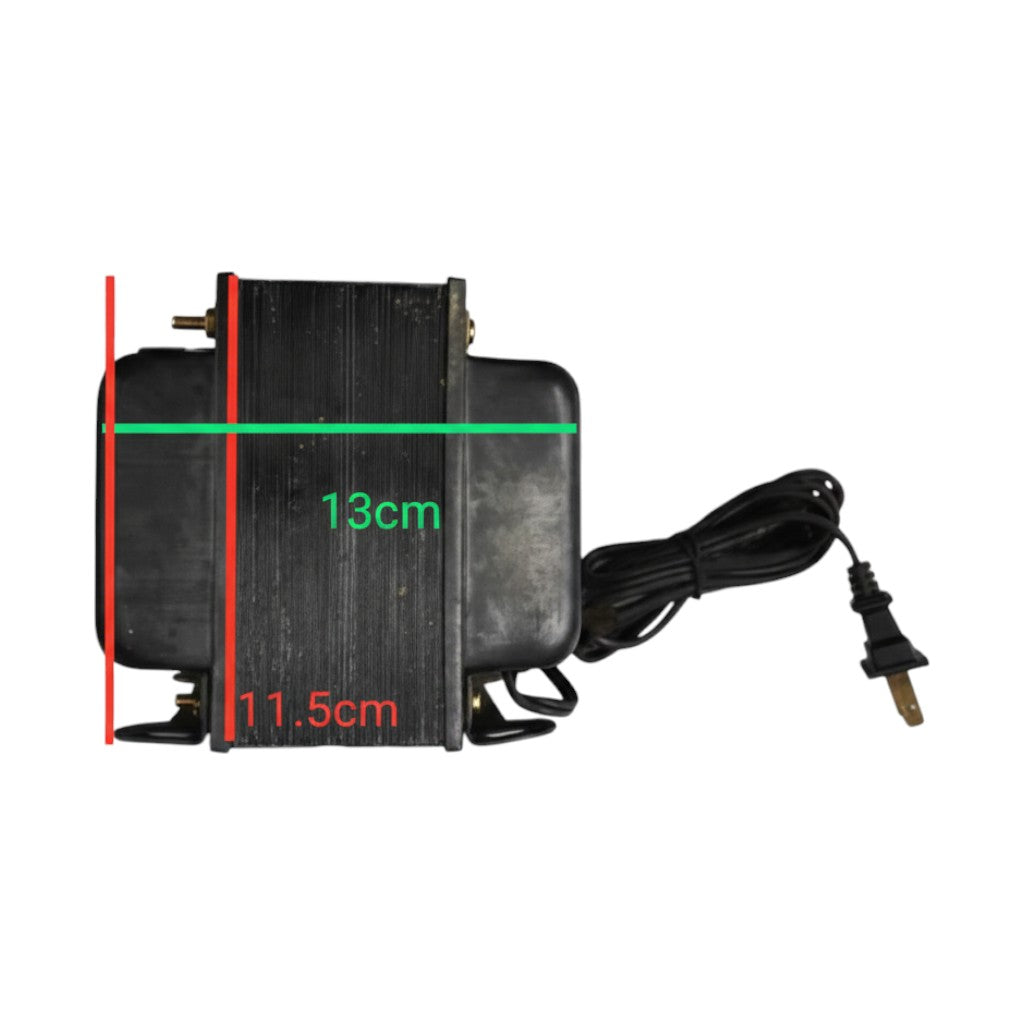 Yoshima 800W step down transformer 220V to 110V with compact design and power cord