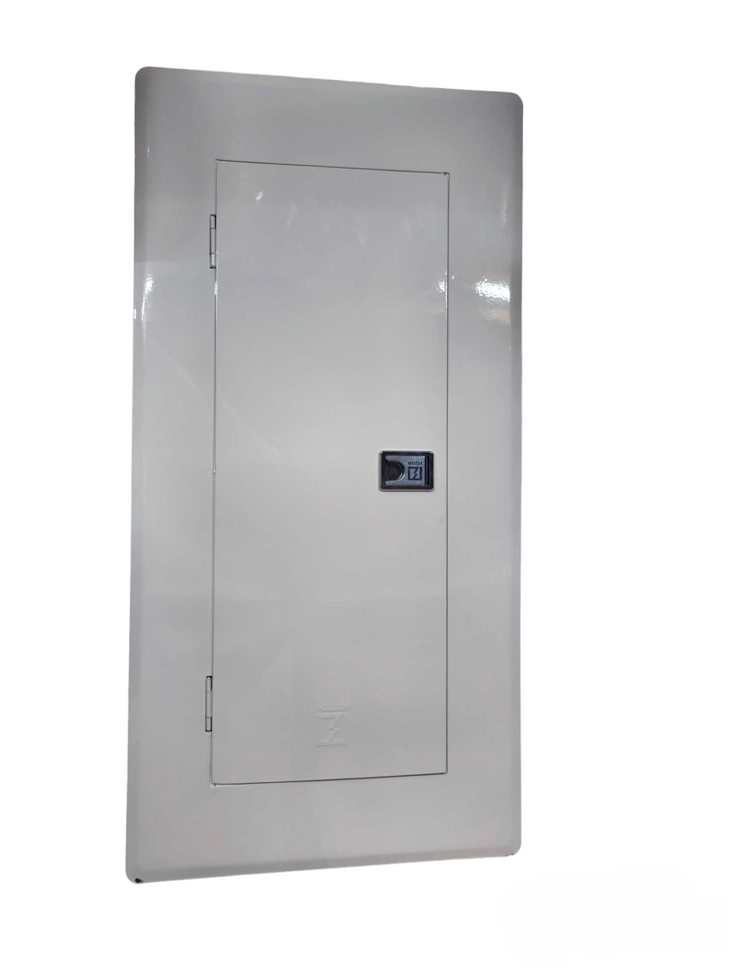 Koten white metal electrical panel box closed door with latch 14 Branches Panel with 150A 2Pole Main for residential circuits