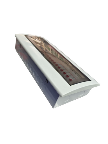 Himel and ZY 19 Branches 1 Pole Miniature Circuit Breaker electrical panel with transparent cover