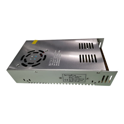 ZwitseRise Z0550 power supply for LED and CCTV with durable metal casing and ventilation holes